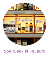 Cliquez pour aller sur la page Spiritueux, liqueurs, whiskies Spiritueux, whisky, liqueurs