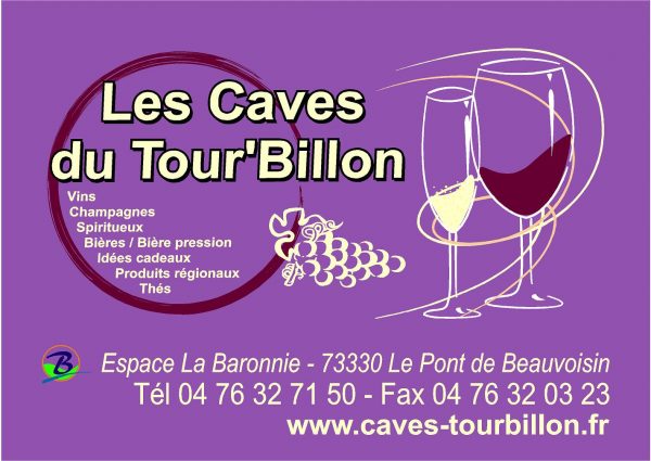 Logo Les Caves du Tour'Billon - Caviste, vins, spiritueux, liqueurs, bières, produits régionaux - La Baronnie 73330 Le Pont de Beauvoisin, Savoie, 73, Isère, 38