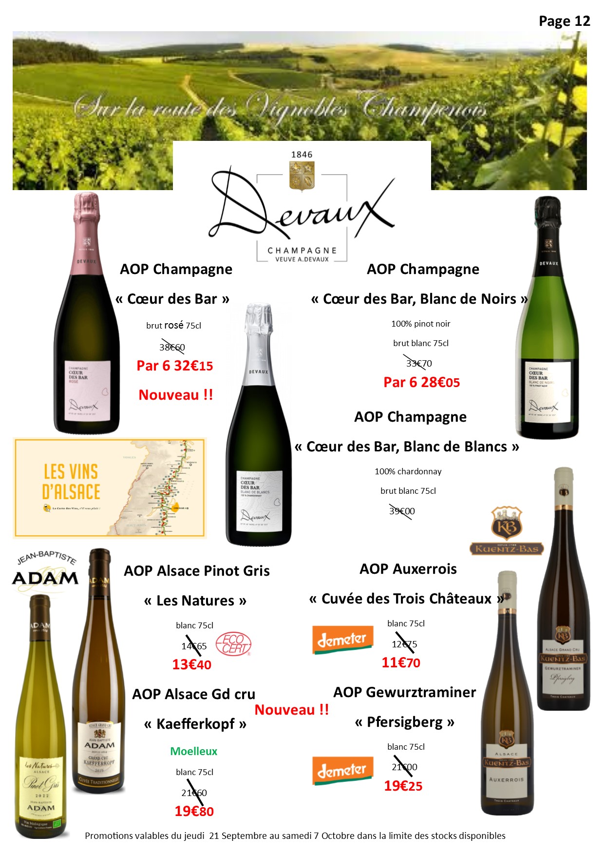 Champagne & Alsace - Caves du Tour'Billon - Pont-de-Beauvoisin