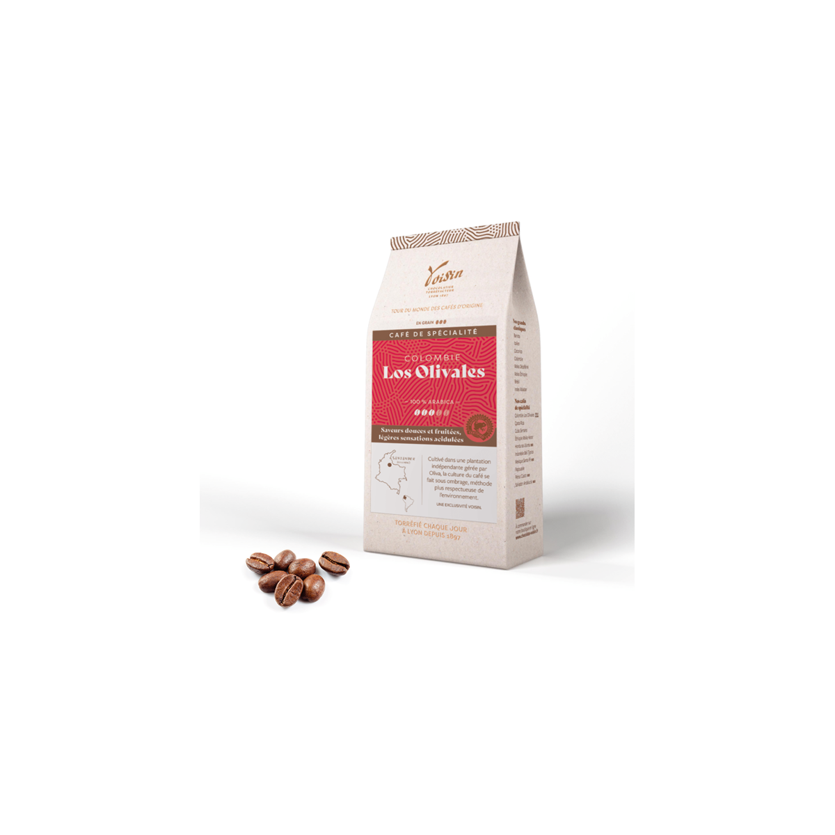 Café Voisin Los Olivales - COLOMBIE - Caves du Tour'Billon Pont-de-Beauvoisin Savoie