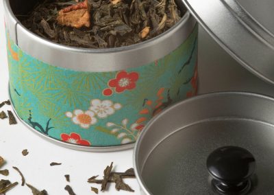 Caves Tour'Billon - Boites à thé décorées ©photo Clichés Toqués