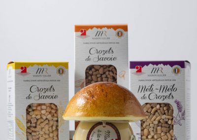 Caves Tour'Billon - Idées Noël épicerie salée et arts de la table - Savoa crozets+moutarde ©photo Clichés Toqués